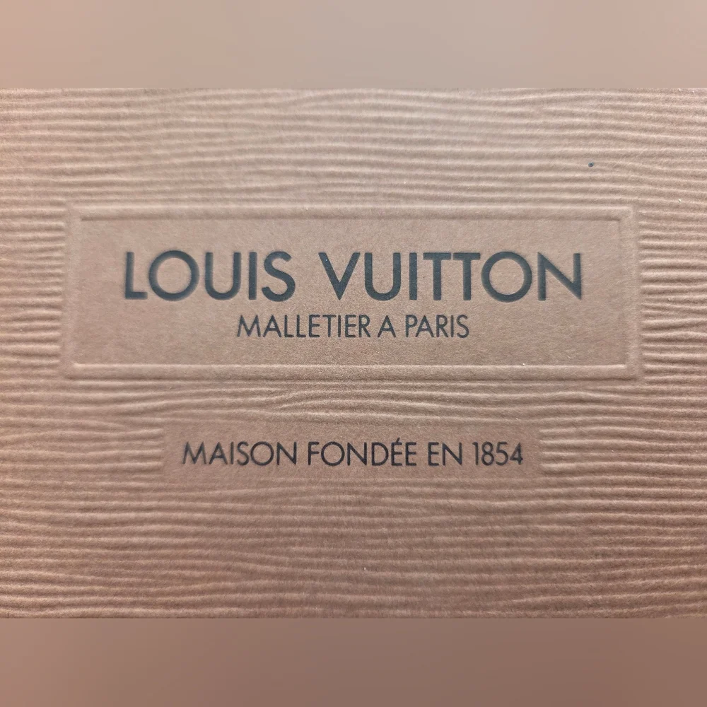 AUTHENTIC LOUIS VUITTON VINTAGE EPI EMPTY GIFT BOX STORAGE FASHION DISPLAY